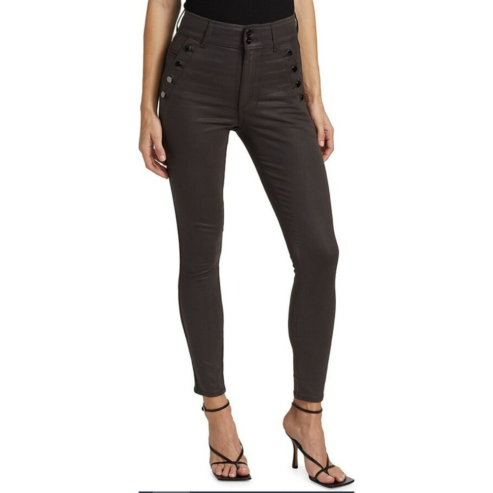 Joe's Jeans Women Coated Skinny Pants Burgundy Red 45CNXCTC5234-FIG Sz 29